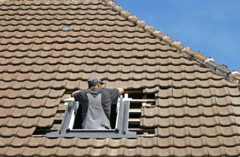 Pose de velux à Béguey